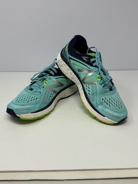 New Balance Women's 860v8 W860BN8 Blue Green Running Shoes Lace Up Size 10 E8